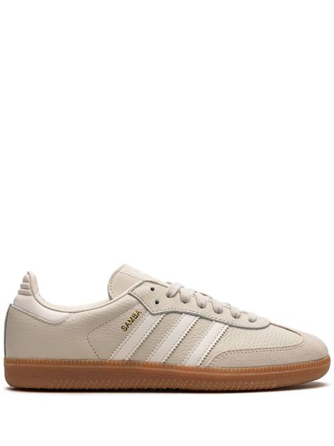 Adidas Samba women beige white